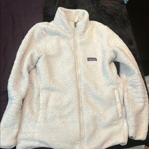 Patagonia White Fleece Jacket